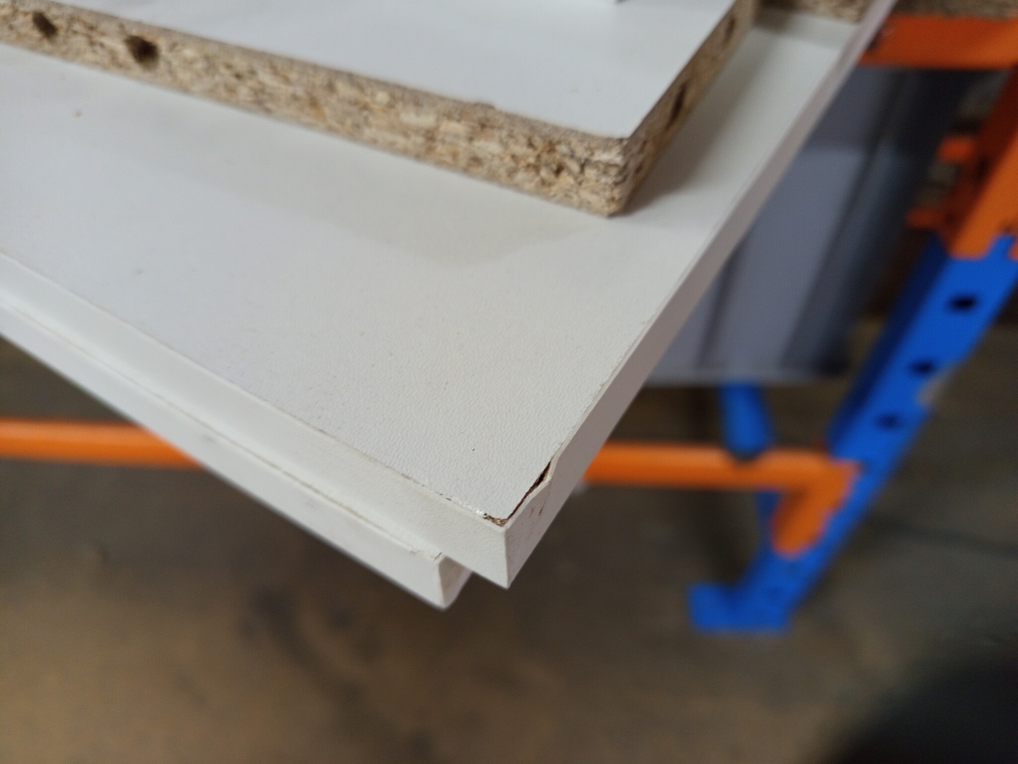Bewerkt Houten Salontafel Wit 57x57x30 cm - 70% Korting!