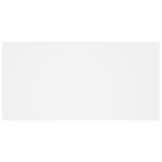 vidaXL Hoofdbord 160x80 cm Bewerkt Hout Wit - 80% Korting