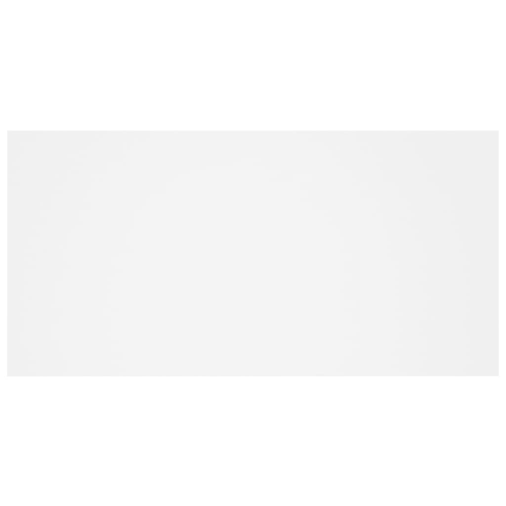 vidaXL Hoofdbord 160x80 cm Bewerkt Hout Wit - 80% Korting