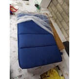 vidaXL Hoofdbordkussen "Hanko" 140 cm stof lichtgrijs