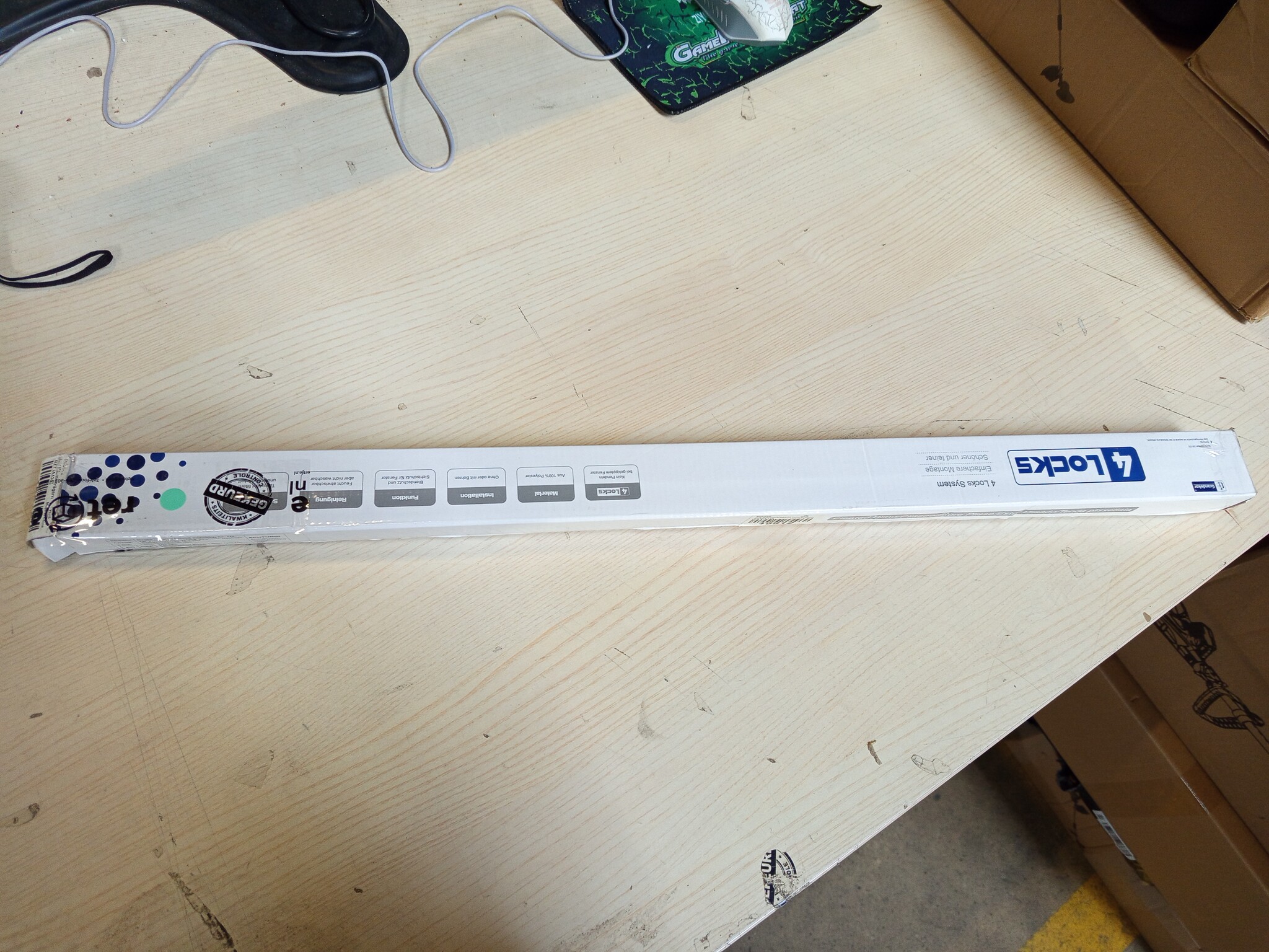 Plisségordijn zonder boren klembevestiging lichtdoorlatend zicht- en zonwering wit 70x130 cm (BxH) 100% polyester