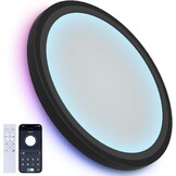 Dimbare LED Plafondlamp met Nachtlamp, Ø40cm, 33W, App/Afstandsbediening