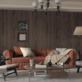 Zelfklevende Houtnerf Folie Beuken Donkerbruin | 80x400 cm | 73% Korting