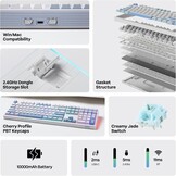 Geretourneerd Mechanisch Gaming Toetsenbord - 108 Toetsen - 36% Korting