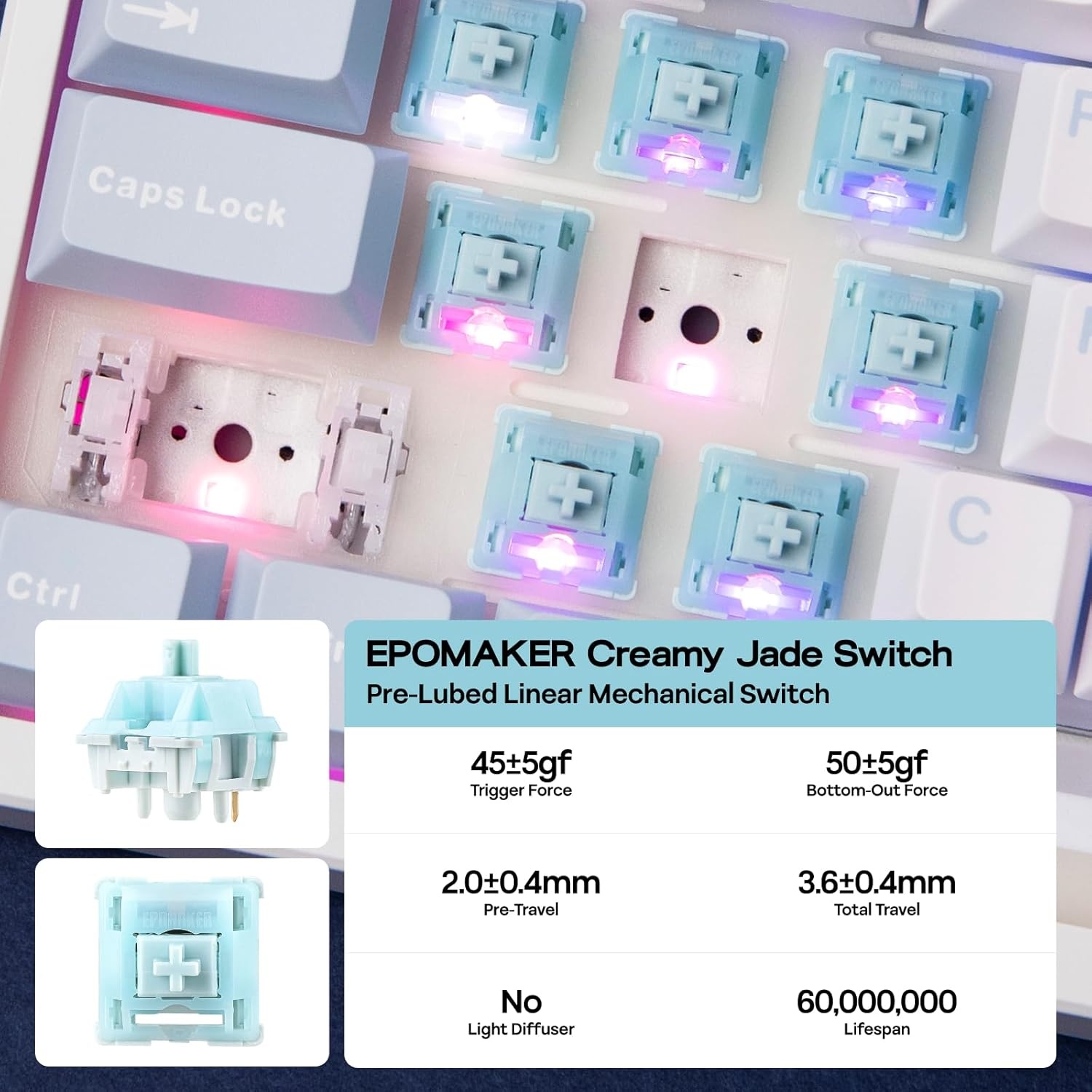 Geretourneerd Mechanisch Gaming Toetsenbord - 108 Toetsen - 36% Korting