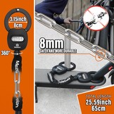 E-scooterslot Cijferslot 4-cijferig + Waterdichte Tas - 36% Korting