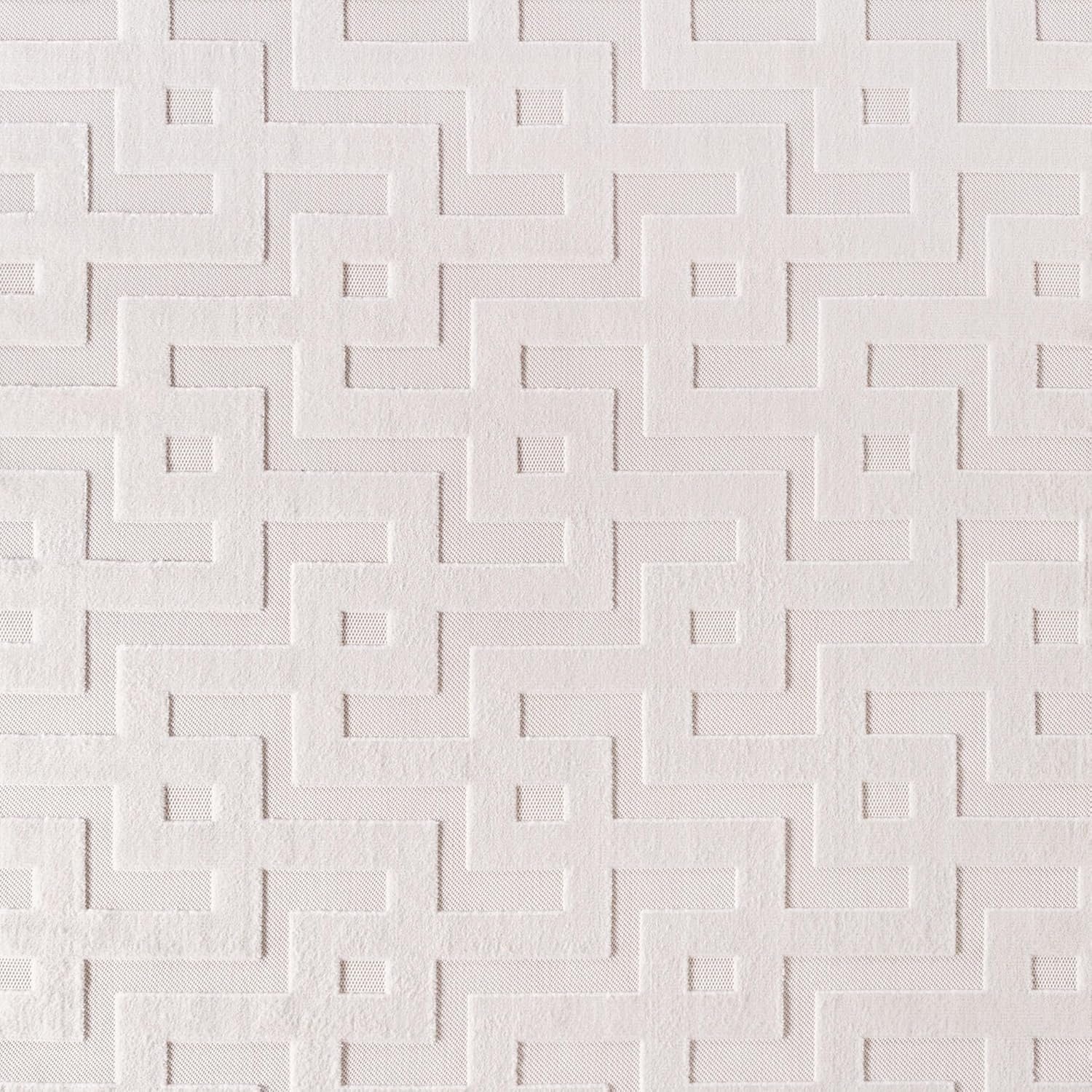 Crème Vloerkleed Buiten & Binnen 120x170cm | Boho Labyrint | 61% Korting