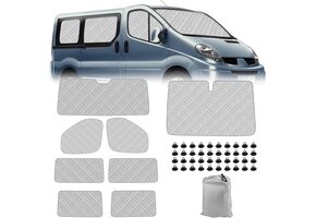 8-delig Autozonnescherm Set Trafic/Vivaro SWB - 47% Korting