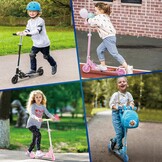 Opvouwbare Kinderstep 3-5 Jaar - LED Wielen & Verstelbaar Stuur (39% Korting)