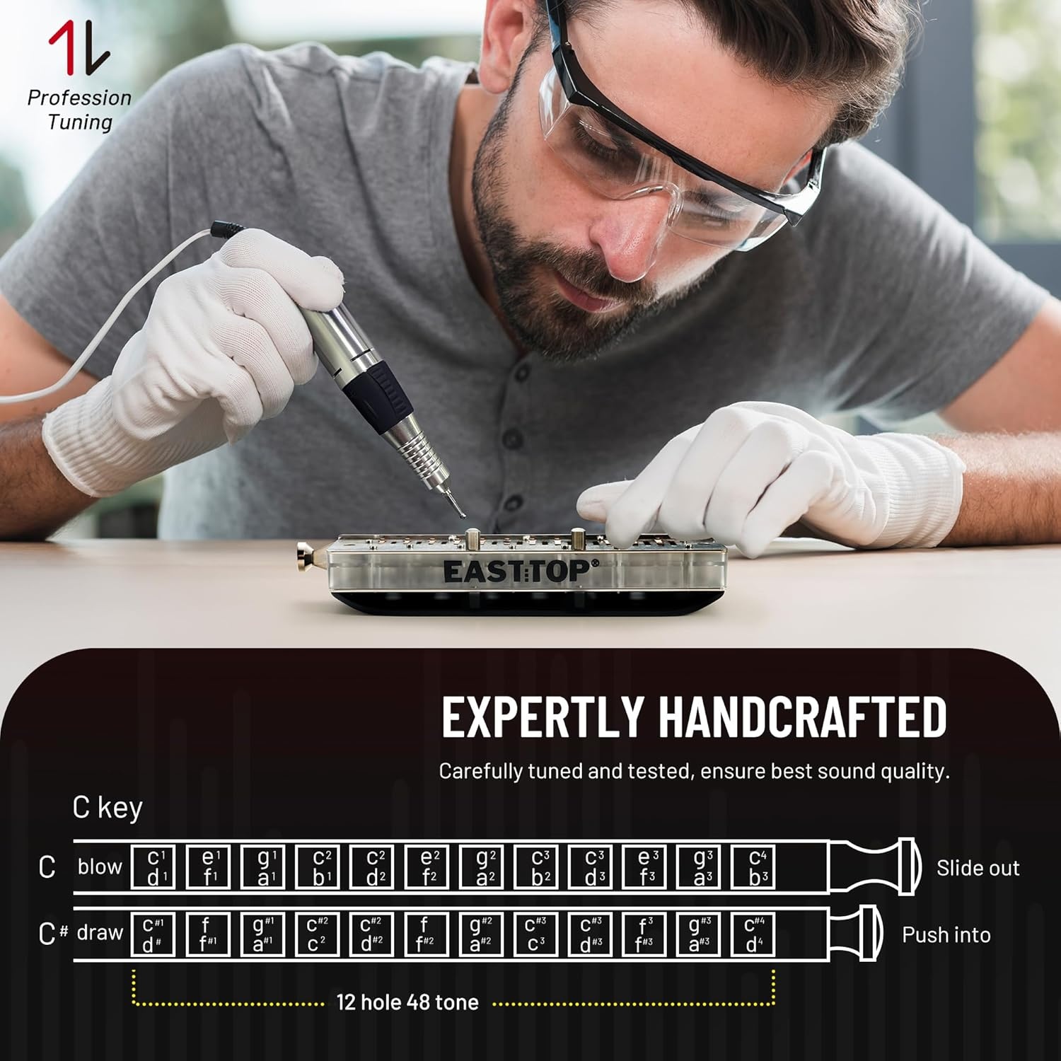 Chromatische Mondharmonica C - 41% Korting