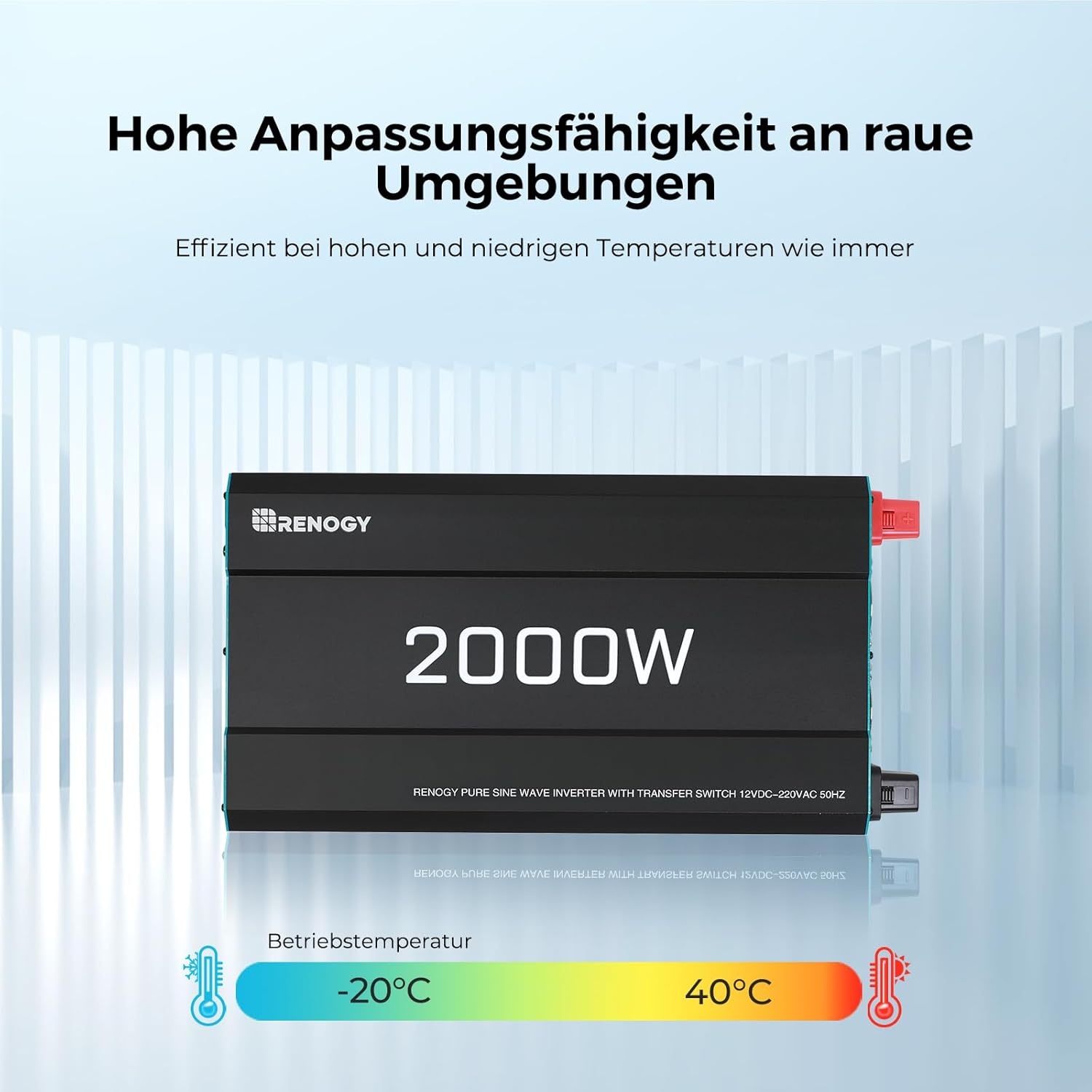 Zuivere Sinus Omvormer 2000W met 41% Korting - Camper & Thuis