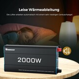 Zuivere Sinus Omvormer 2000W met 41% Korting - Camper & Thuis