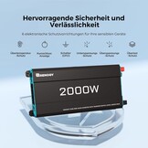 Zuivere Sinus Omvormer 2000W met 41% Korting - Camper & Thuis