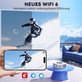 HORLAT Smart 4K Beamer, 28000 Lumen Thuisbioscoop With WiFi 6 Bluetooth for Outdoor, Auto/4P Trapeziumcorrectie, 50% Zoom, Android Projector for Smartphone/TV-Stick