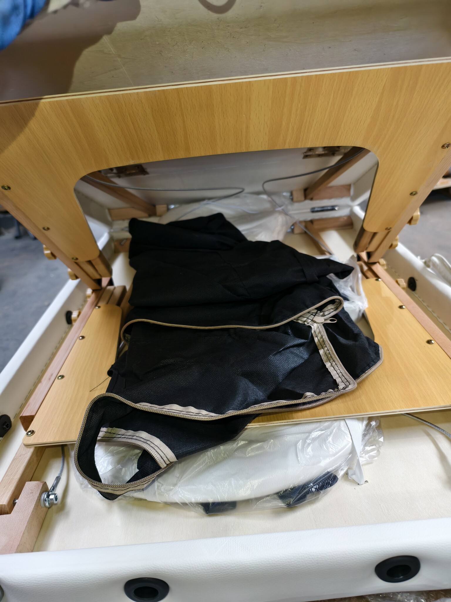 Inklapbare Massagetafel Wit (3-delig) - 39% Korting!