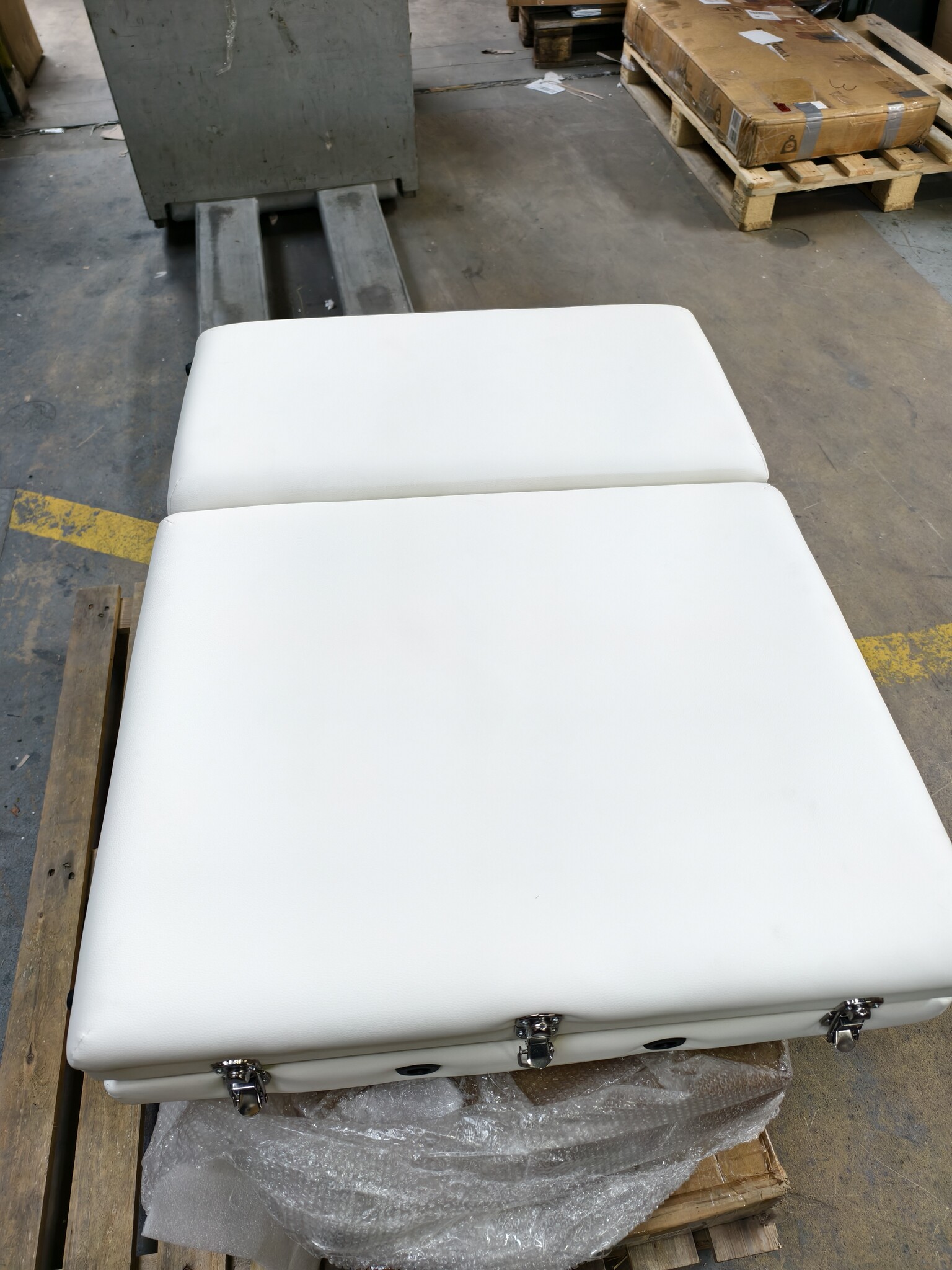 Inklapbare Massagetafel Wit (3-delig) - 39% Korting!