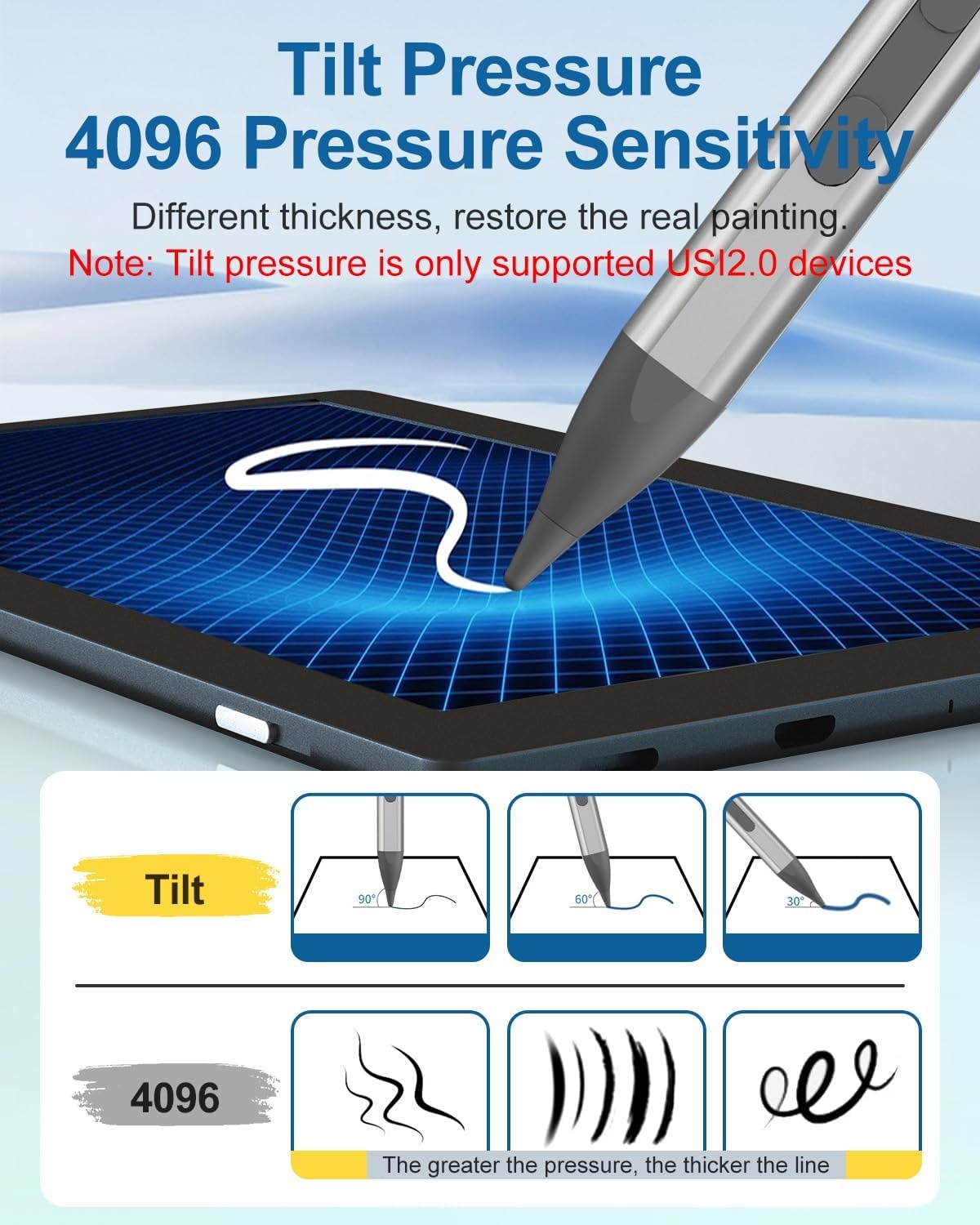 USI 2.0 Stylus Pen - 28% Korting | Fire Max 11, Chromebooks