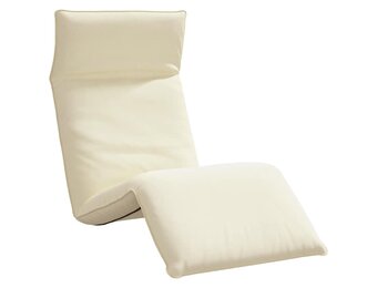 VidaXL Ligstoel Inklapbaar 48% Korting - Crème