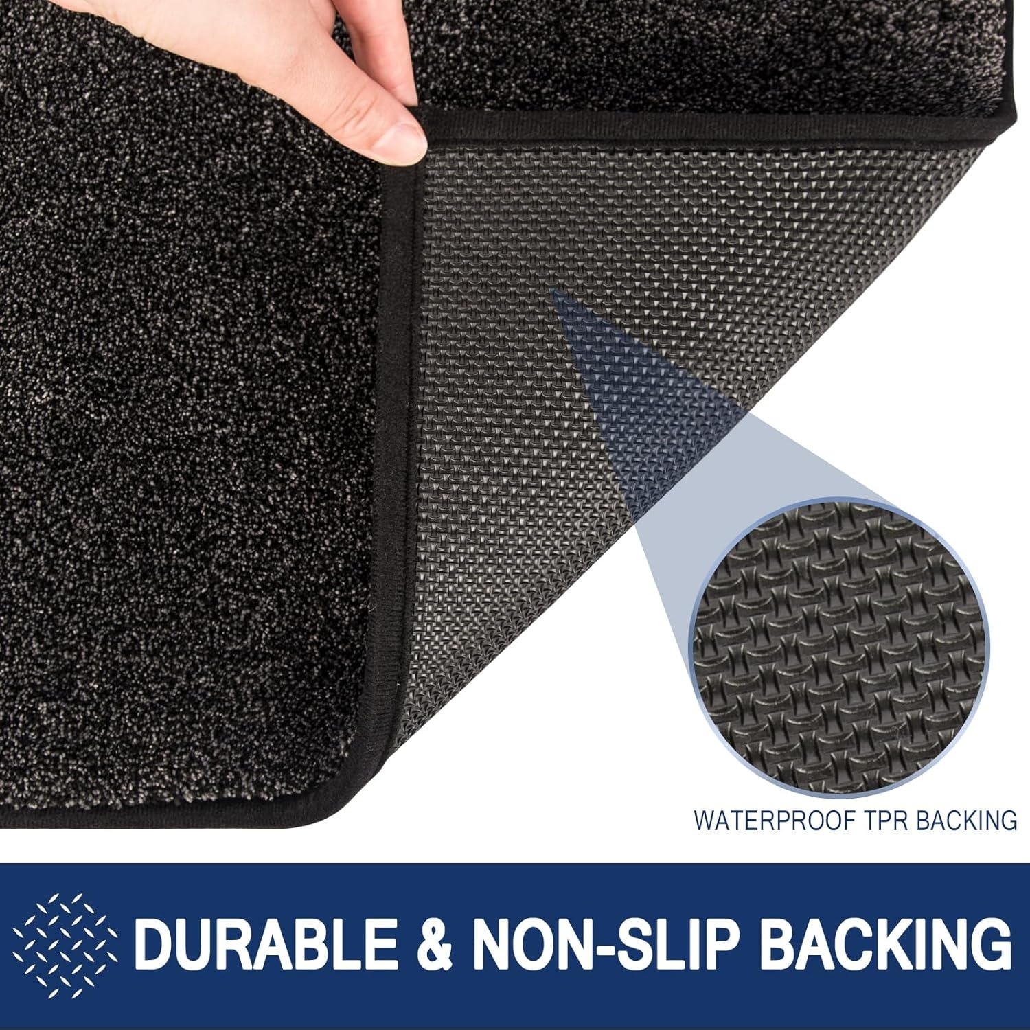 FCSDETAIL Deurmat voor entree van 80 x 178 cm, antislip en wasbare deurmat die stof vangt voor hond, entree, deur, hal, keuken