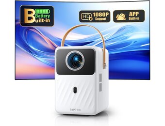Draagbare Full HD Projector met Batterij (54% Korting!)