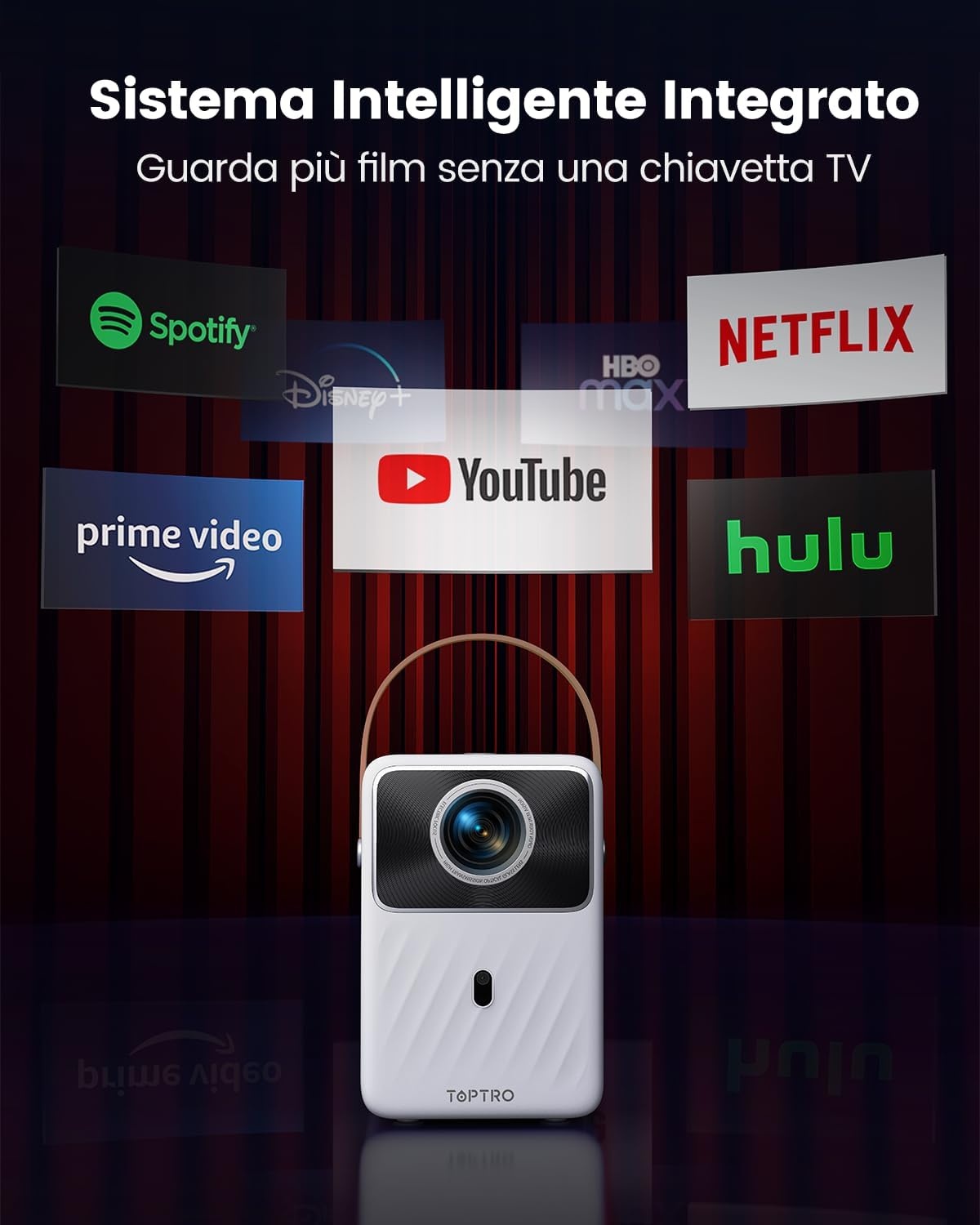 Draagbare Full HD Projector met Batterij (54% Korting!)