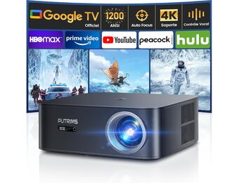 Smart Beamer Zwart 4K: 55% Korting!