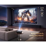 Smart Beamer Zwart 4K: 55% Korting!