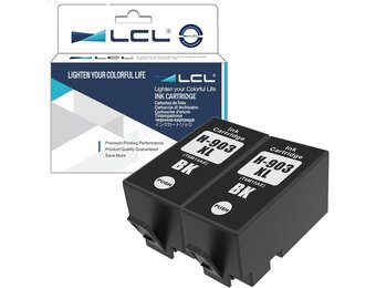 LCL Inktcartridge 903 903XL T6L99AE T6M15AE (2 Zwart) Vervanging voor HP Officejet pro 6950 6960
