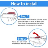 LCL Inktcartridge 903 903XL T6L99AE T6M15AE (2 Zwart) Vervanging voor HP Officejet pro 6950 6960