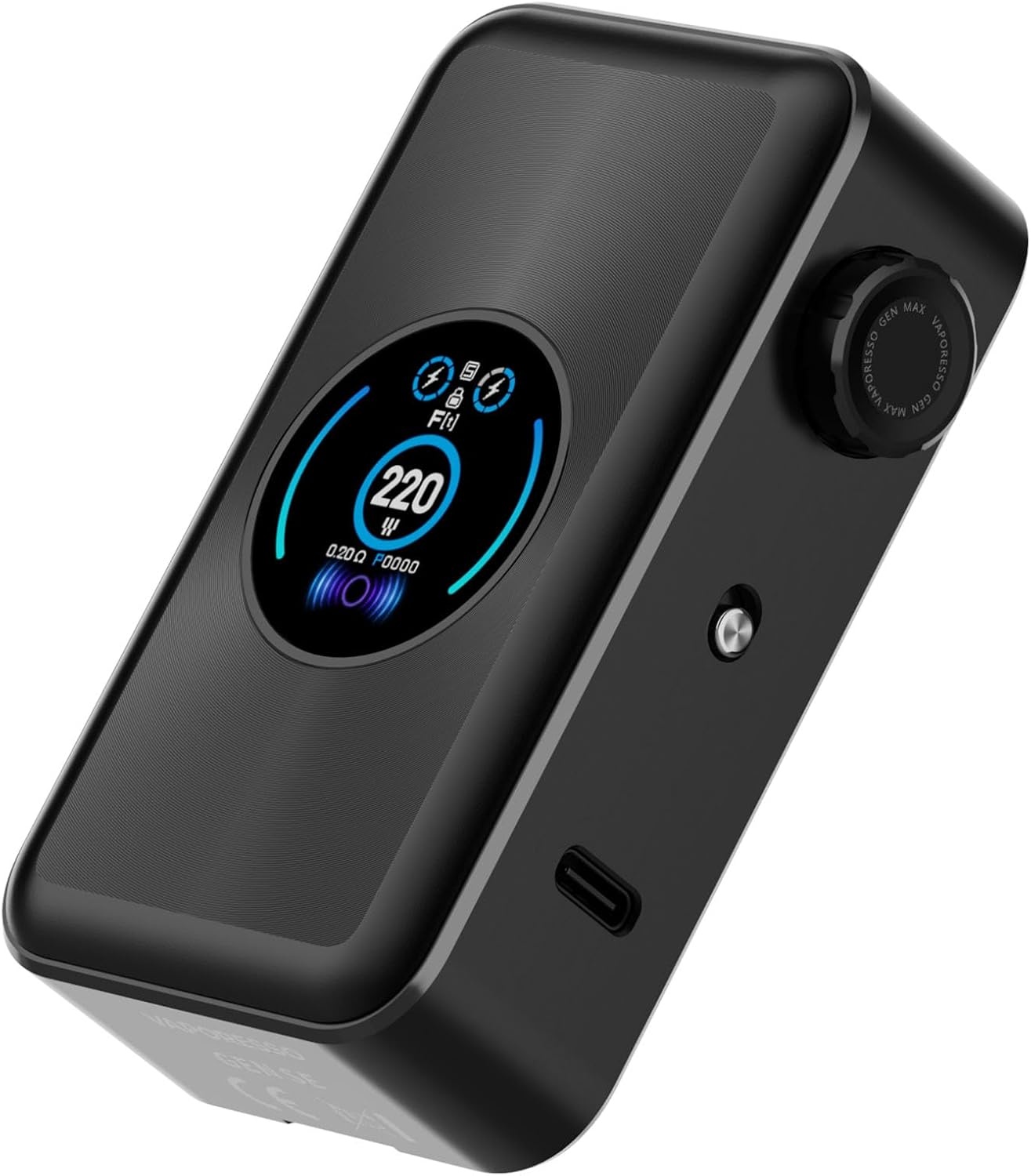 Vaporesso GEN MAX Box Mod 220W met 510 aansluiting, Dark Black