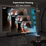 Beamer Full HD 1080P 4K 1500 ANSI Lumen - 47% Korting!