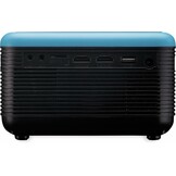 Lenco LPJ-500 - Bluetooth beamer - Mini Beamer - DVD speler - 2800 lumen - 30.000 uur levensduur - Full HD - Bluetooth 5.0-2 x HDMI - USB - SD - AV-in - VGA - blauw