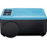 Lenco LPJ-500 - Bluetooth beamer - Mini Beamer - DVD speler - 2800 lumen - 30.000 uur levensduur - Full HD - Bluetooth 5.0-2 x HDMI - USB - SD - AV-in - VGA - blauw