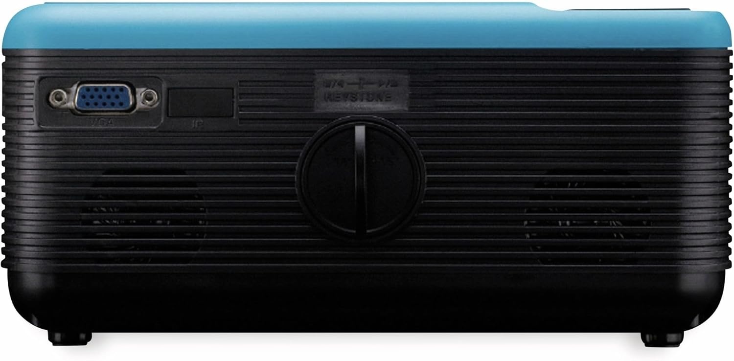 Lenco LPJ-500 - Bluetooth beamer - Mini Beamer - DVD speler - 2800 lumen - 30.000 uur levensduur - Full HD - Bluetooth 5.0-2 x HDMI - USB - SD - AV-in - VGA - blauw