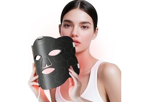 LED Roodlichttherapie Gezichtsmasker: Natuurlijk Stralende Huid, 77% Korting!