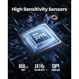 MMO Gaming Muis Mercury M2 | Draadloos | 26.000 DPI | 34% Korting