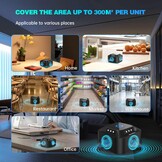 Ultrasone muizenverjager, 360° muizenverjager, frequentie regelbaar, muizenafweer, steekbaar, ongedierteafweer, rattenafschrikking, voor binnen, rattenafschrikking, met led-stroboscooplicht