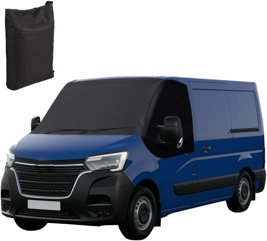 Frontglas Wrap Cover Vervanging voor Renault Master 2010-2023, Vervanging voor Opel Movano 2010-2023, Luxe Zonnescherm Frontglasbescherming Vervanging voor Nissan NV400 2010-2023/Interstar