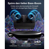 ULTIMEA Native Full HD 1080p beamer, 4K-projector, ondersteunt 900 ANSI, objectvermijding, automatische focus/keystone in 6D, wifi-bluetooth-overheadprojector voor iOS/Android/tv-stick