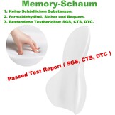 Ergonomisch Lendensteunkussen van Memoryschuim voor Autostoelen - Rugondersteuning met Ademende Meshhoes