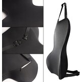 Ergonomisch Lendensteunkussen van Memoryschuim voor Autostoelen - Rugondersteuning met Ademende Meshhoes