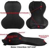 Ergonomisch Lendensteunkussen van Memoryschuim voor Autostoelen - Rugondersteuning met Ademende Meshhoes