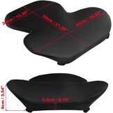 Ergonomisch Lendensteunkussen van Memoryschuim voor Autostoelen - Rugondersteuning met Ademende Meshhoes