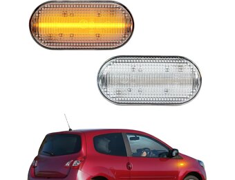 NSLUMO 2 stuks heldere lens, led-zijmarkeringslichten, knipperlichten voor R/enault N/issan Interstar O/pel