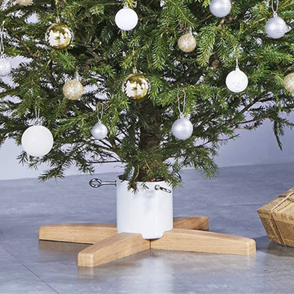 Kerstboomstandaard met Kruisbasis, 55x55x15,5 cm | 53% Korting