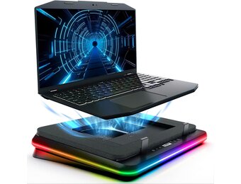 KLIM Turbofrost Laptop Koeler - Zwart - Voor 17 inch Laptops