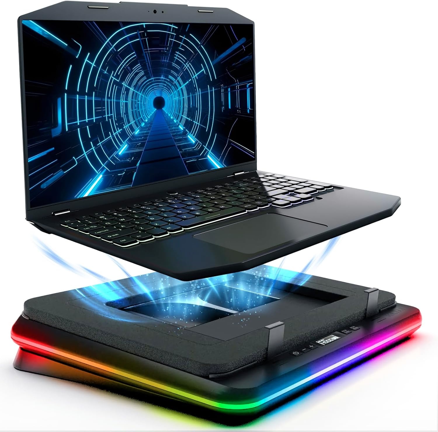 KLIM Turbofrost Laptop Koeler - Zwart - Voor 17 inch Laptops