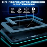 KLIM Turbofrost Laptop Koeler - Zwart - Voor 17 inch Laptops