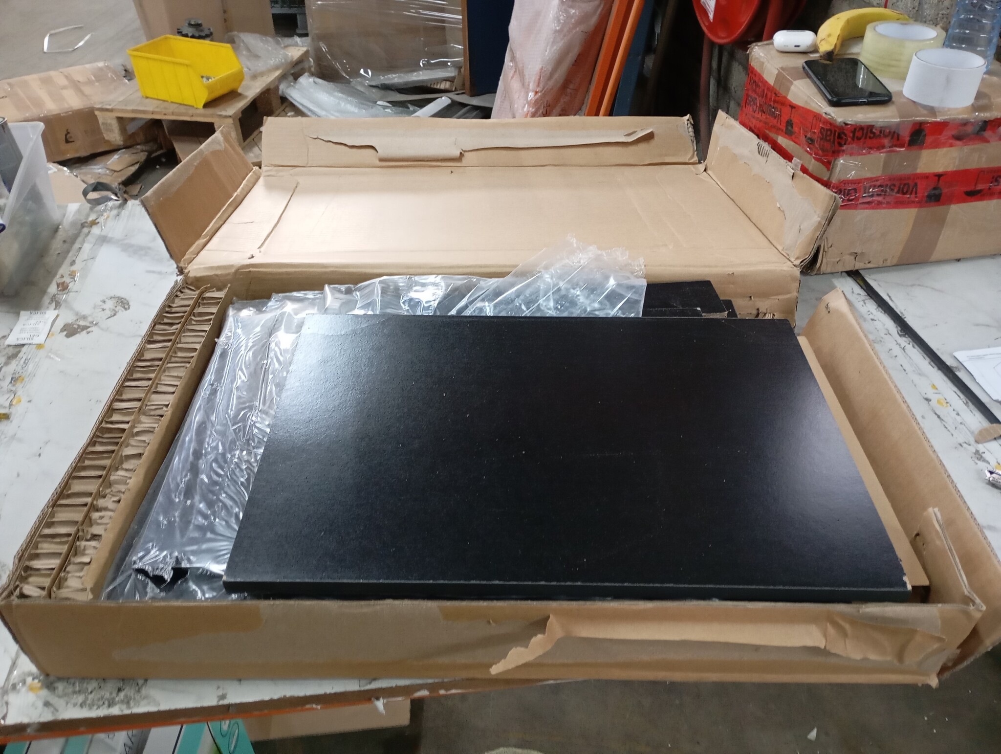 VidaXL Rolkast 60x45x60 cm Bewerkt Hout Zwart - 67% Korting!