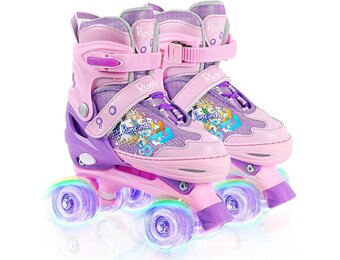 Verstelbare Kinderschaatsen: Lichtgevende Wielen & 29% Korting!